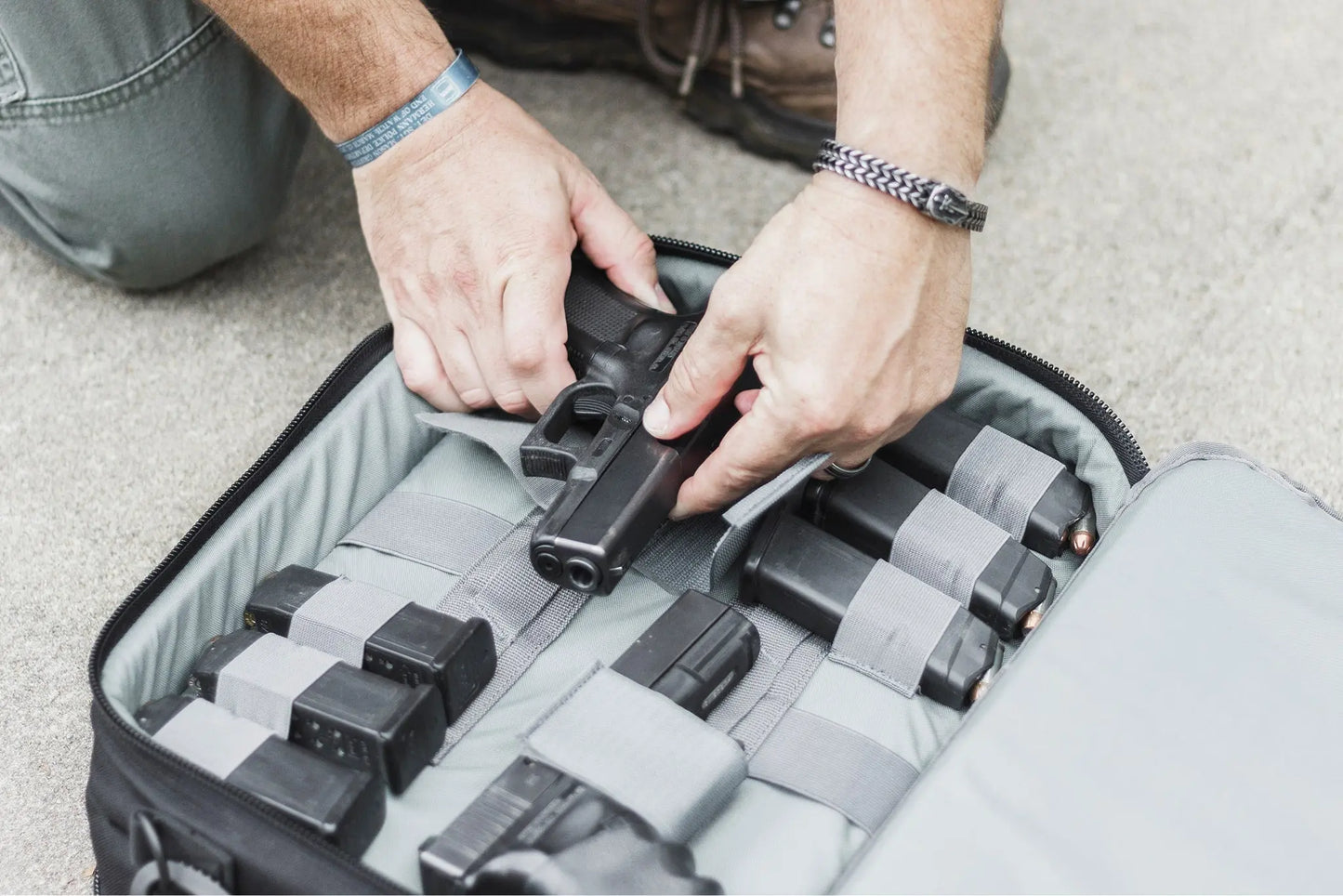 Four Gun Pistol Pack, Range Bag Elite Survival Systems