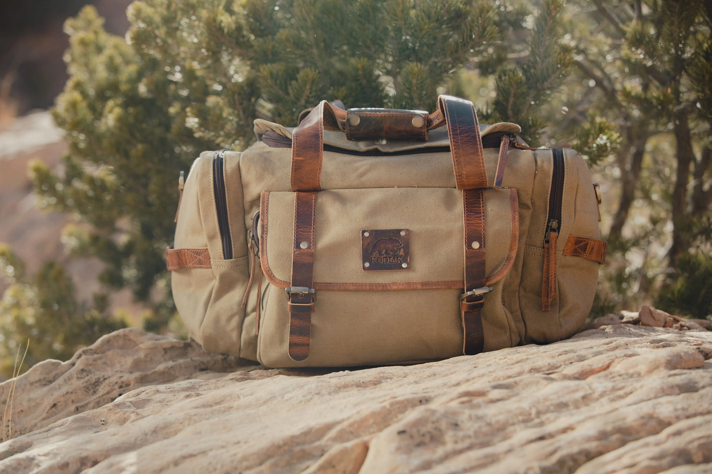 25L Wasatch Duffel Kodiak Leather