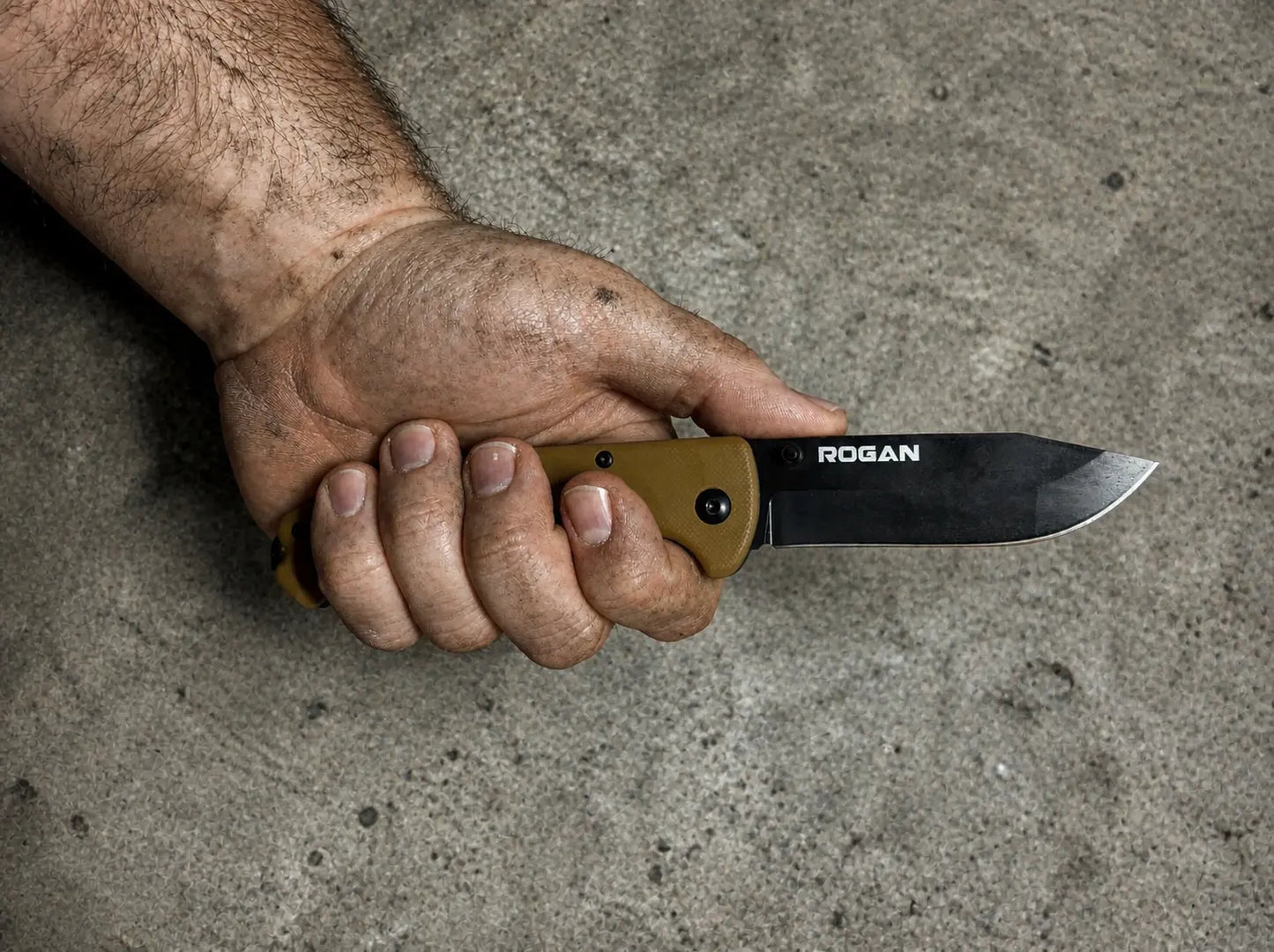 ROGUE Folding Knife-Gen 1 (Coyote/Black) ROGAN USA