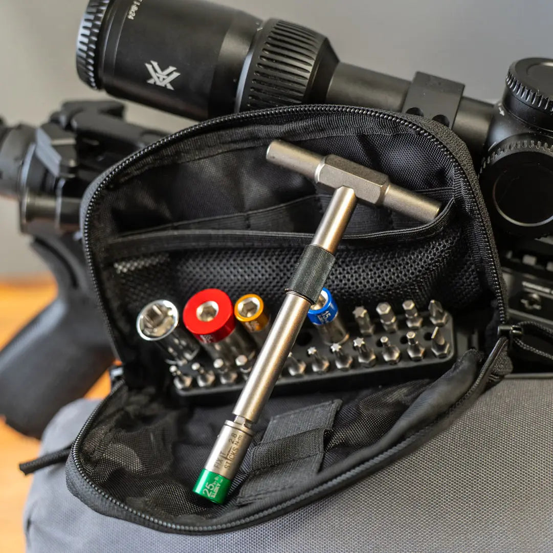 Rifle and Optics Toolkit with Individual Torque Limiters Fix It Sticks