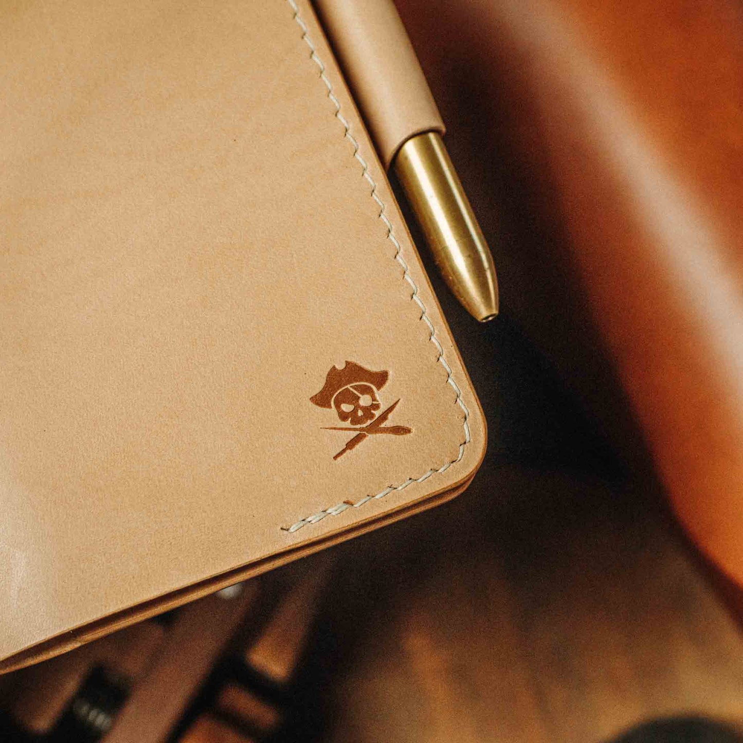Pirate Goods Navigator - Leather Field Notes Cover Pirate Goods
