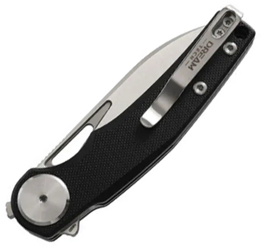 Dreamtech Black G10 Button Lock Folding Knife Dreamtech