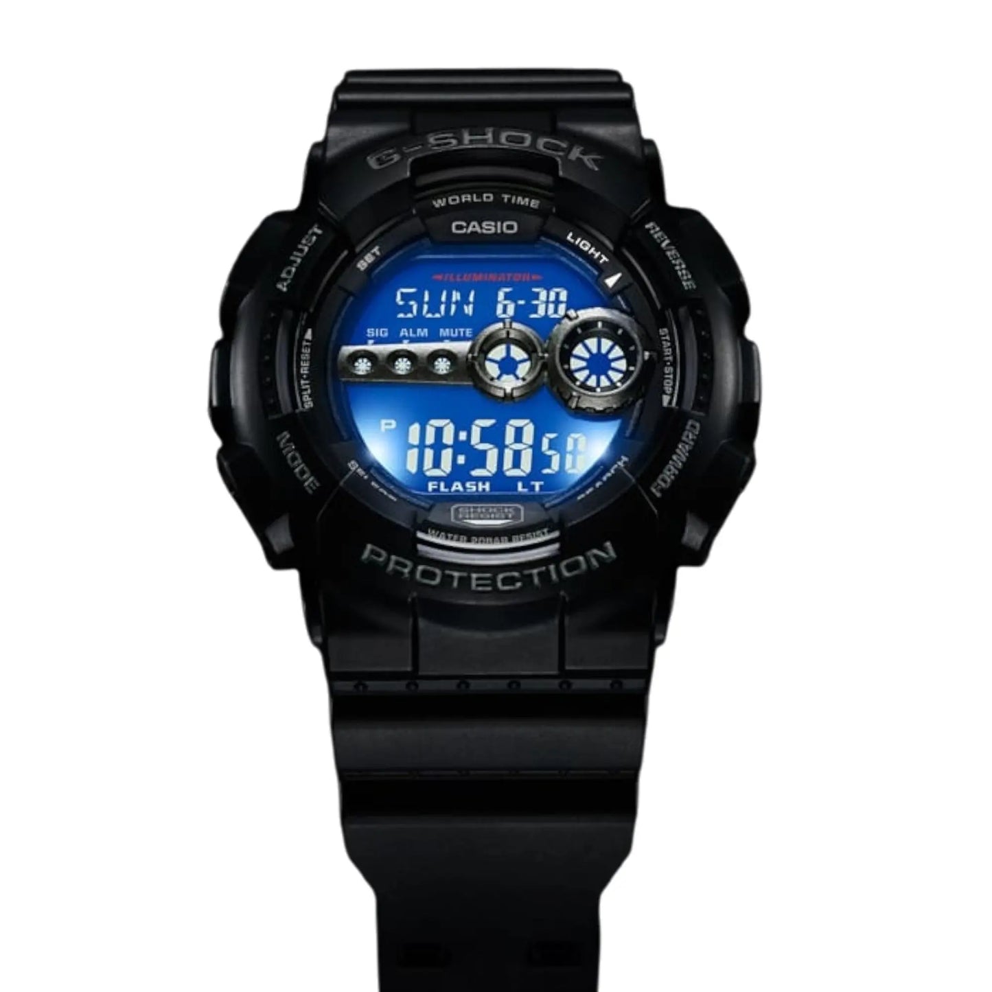 Casio G-Shock Black GD100-1B Watch Clip & Carry