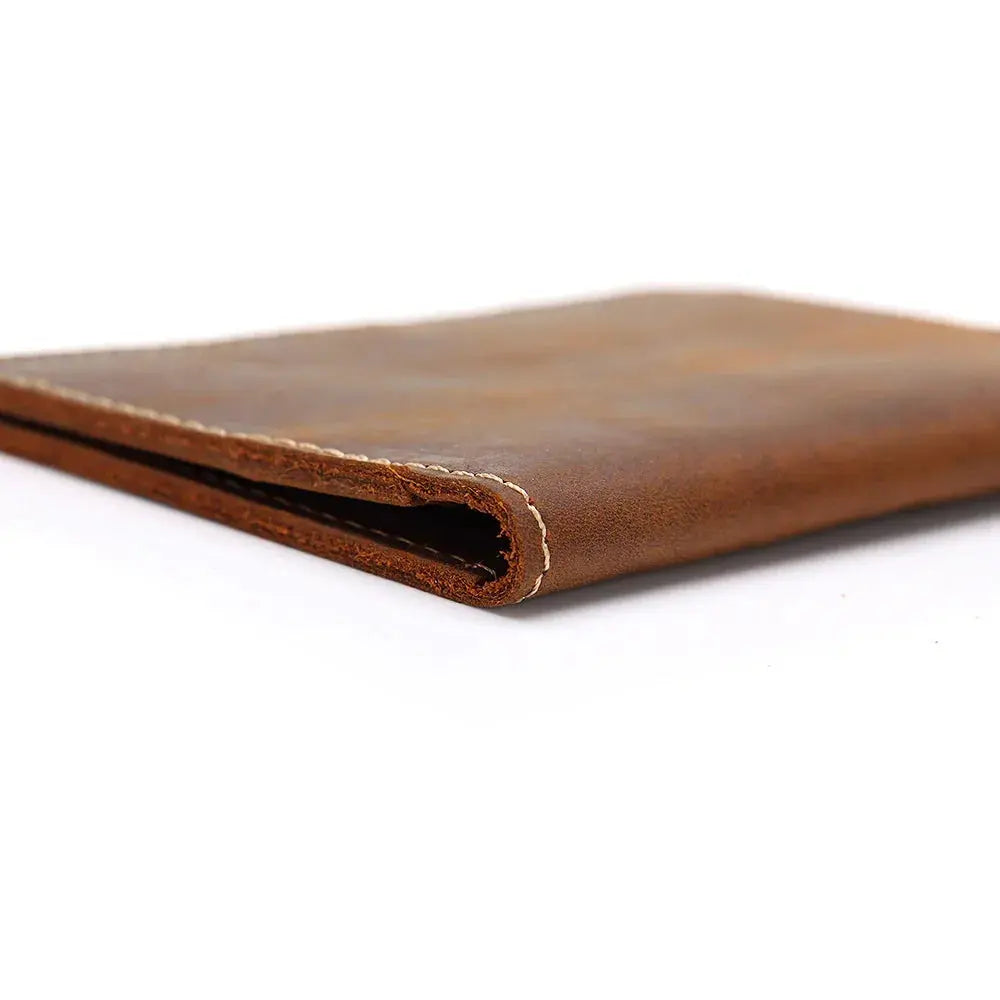 Priam Handmade Leather Passport Cover STEEL HORSE LEATHER