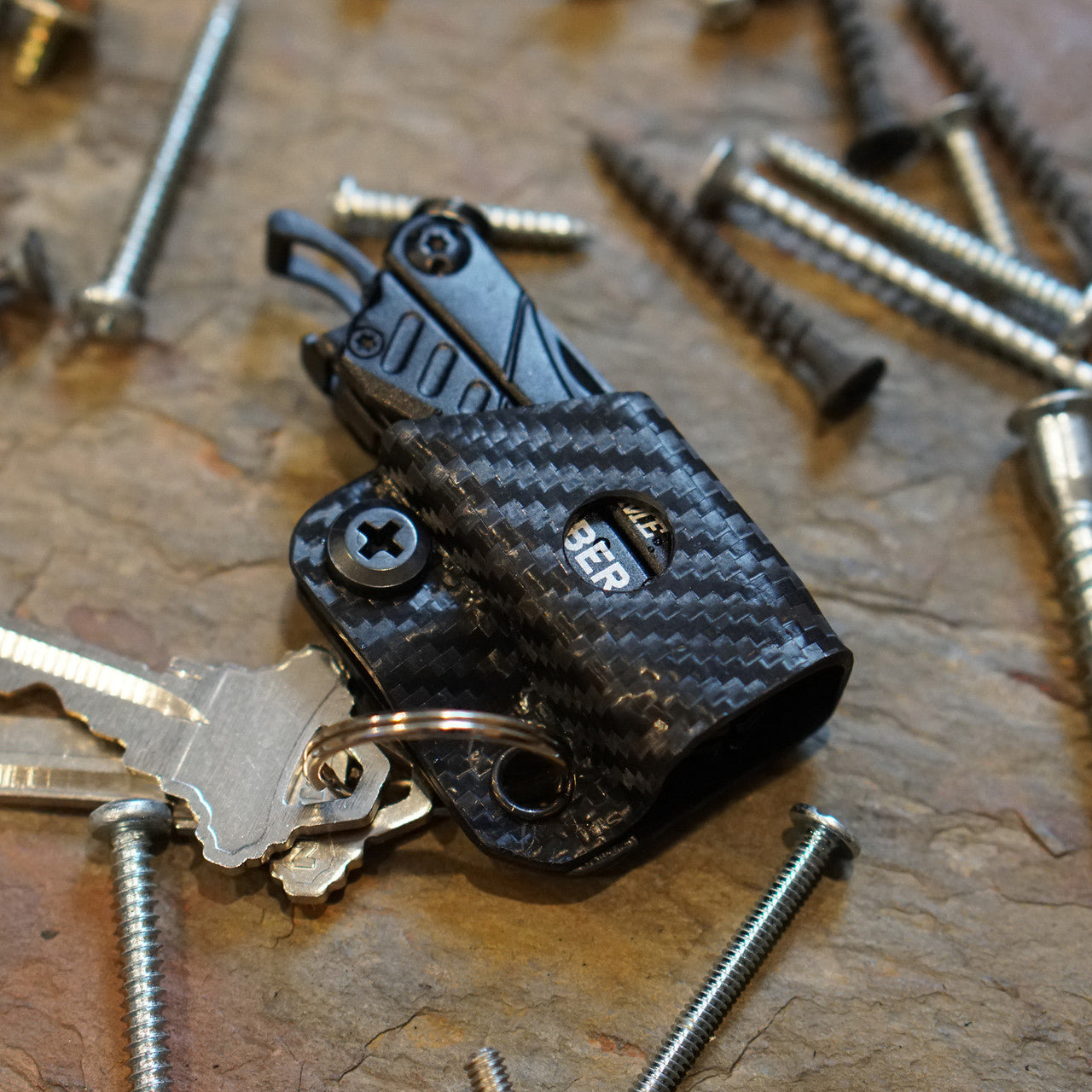 Kydex Keychain Sheath for the Gerber Dime & Leatherman Squirt Clip & Carry