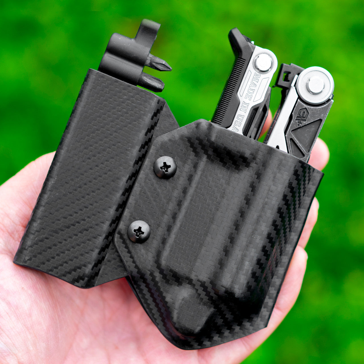 Kydex Sheath for the Gerber Center-Drive w/ Bit Sidecar Clip & Carry