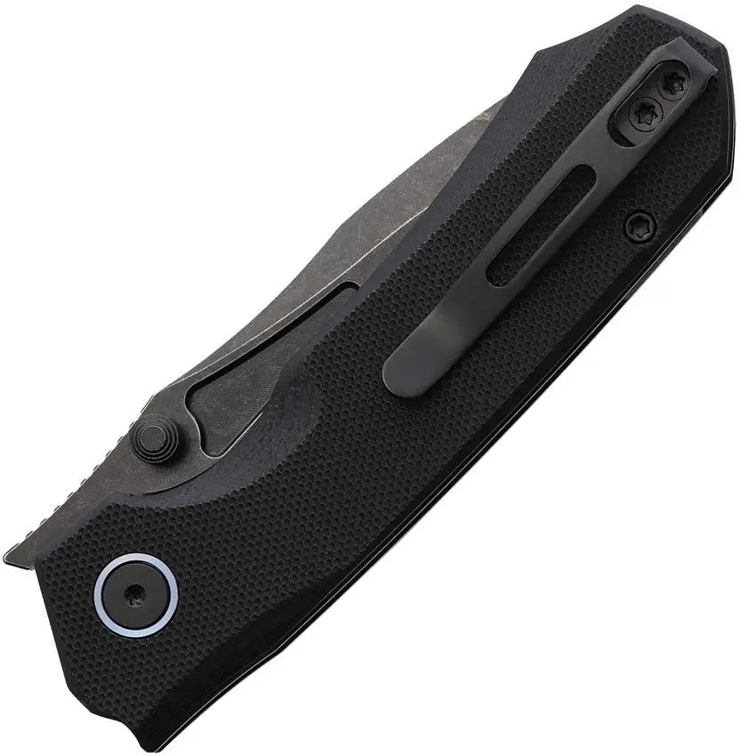 Remette Rhino Button Lock Folding Knife w/ G10 Scales Clip & Carry