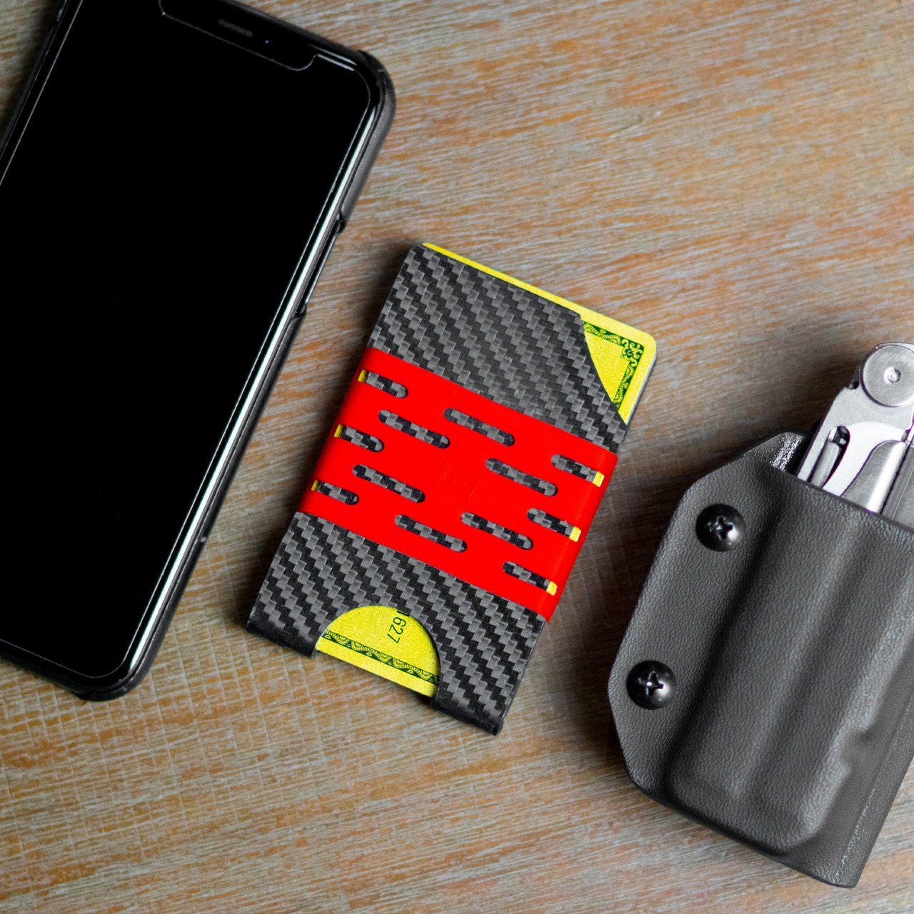 SLYDEX - Kydex Minimalist EDC Wallet Clip & Carry