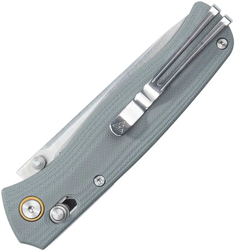 SRM 255L-GK2 Gray Ambi-Lock Folding Knife Clip & Carry
