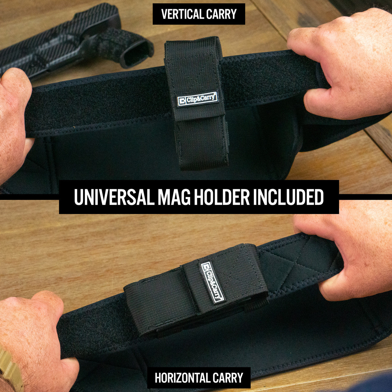 STRAPT-TAC Belly Band Clip & Carry