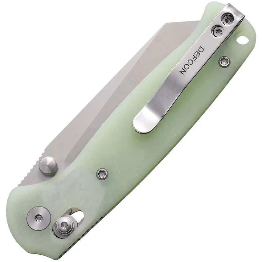 Defcon Artifact Jade G10 Axis Lock Folding Knife Defcon