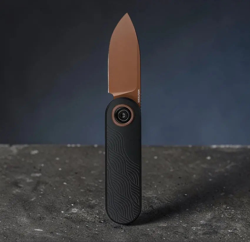 Vosteed Corgi-V Vanchor Lock Knife (Copper Dune) Clip & Carry