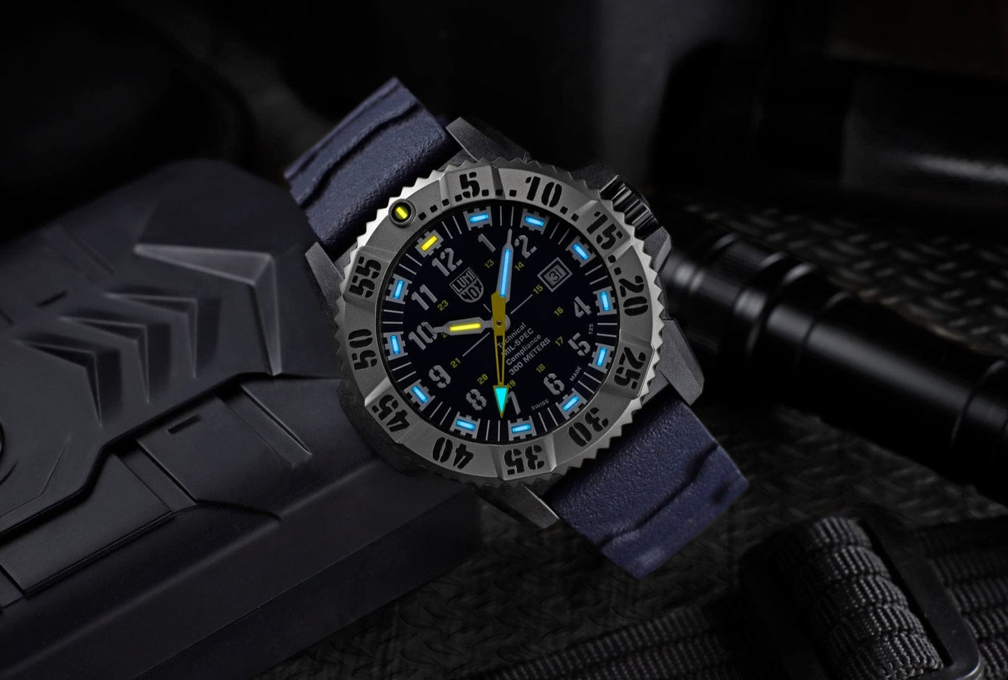 Luminox Tritium Blue Mil-Spec 46MM Military Dive Watch