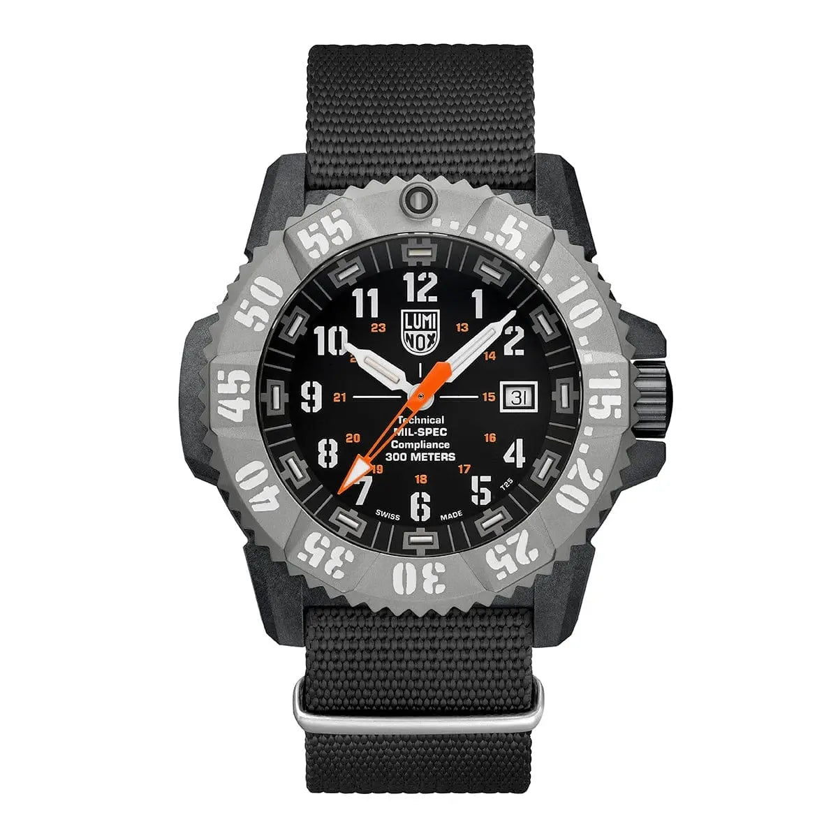 Luminox Tritium White Mil-Spec 46MM Military Dive Watch Luminox