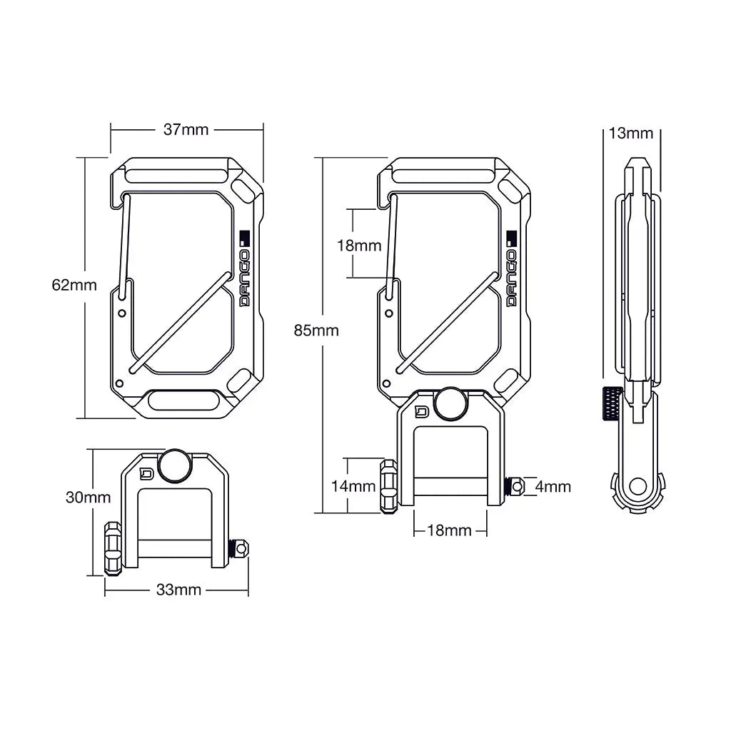 Dango Carabiner & Shackle Dango Products