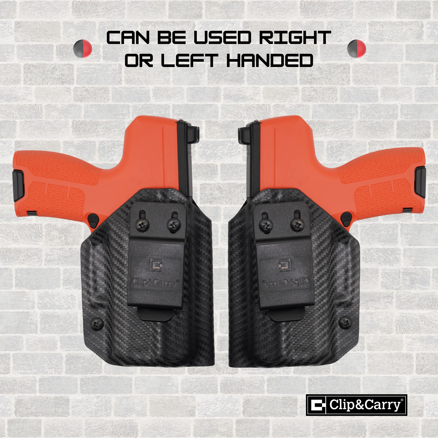 Kydex Holster for Byrna CL – Ambidextrous IWB/OWB Carry | RMR Optic Compatible