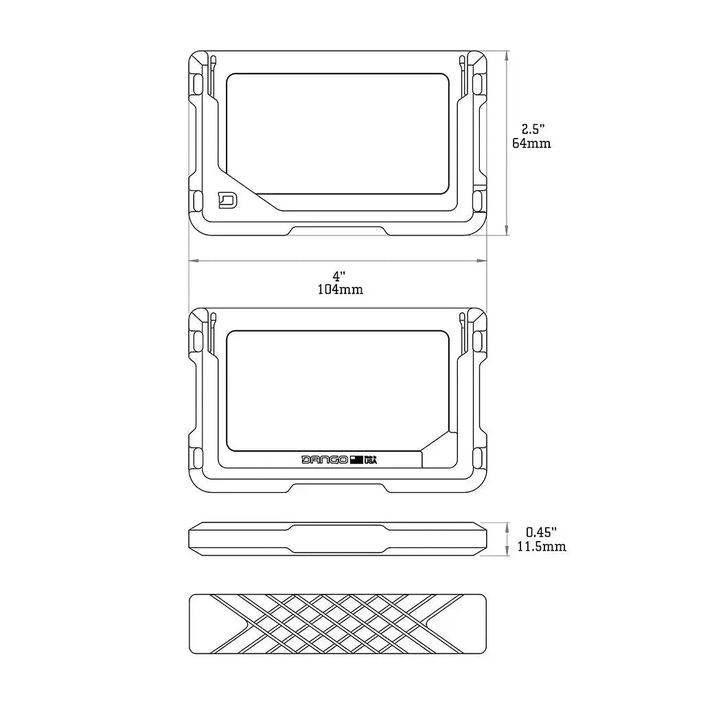 Dango D03 Lite Dapper Rail Wallet Dango Products