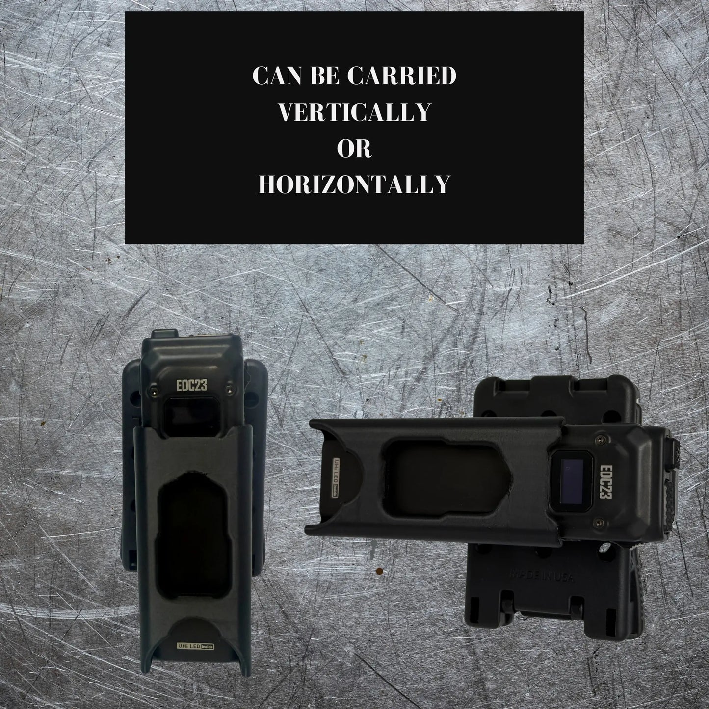 Nitecore EDC23 Flashlight Sheath Clip & Carry