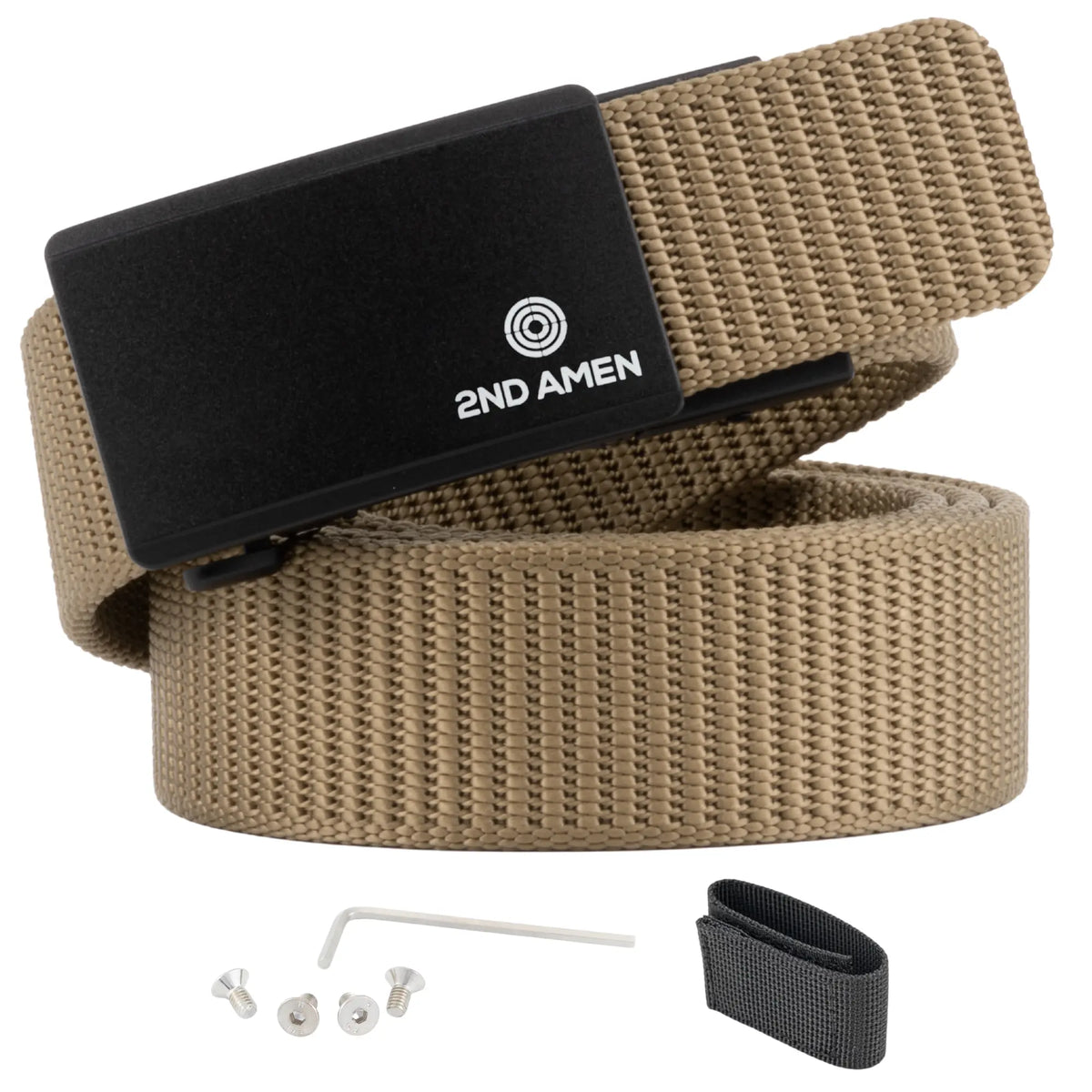 Hero 1.0 EDC Belt 1.5" Width Ballistic Nylon for Everyday Carry 2ND AMEN EDC