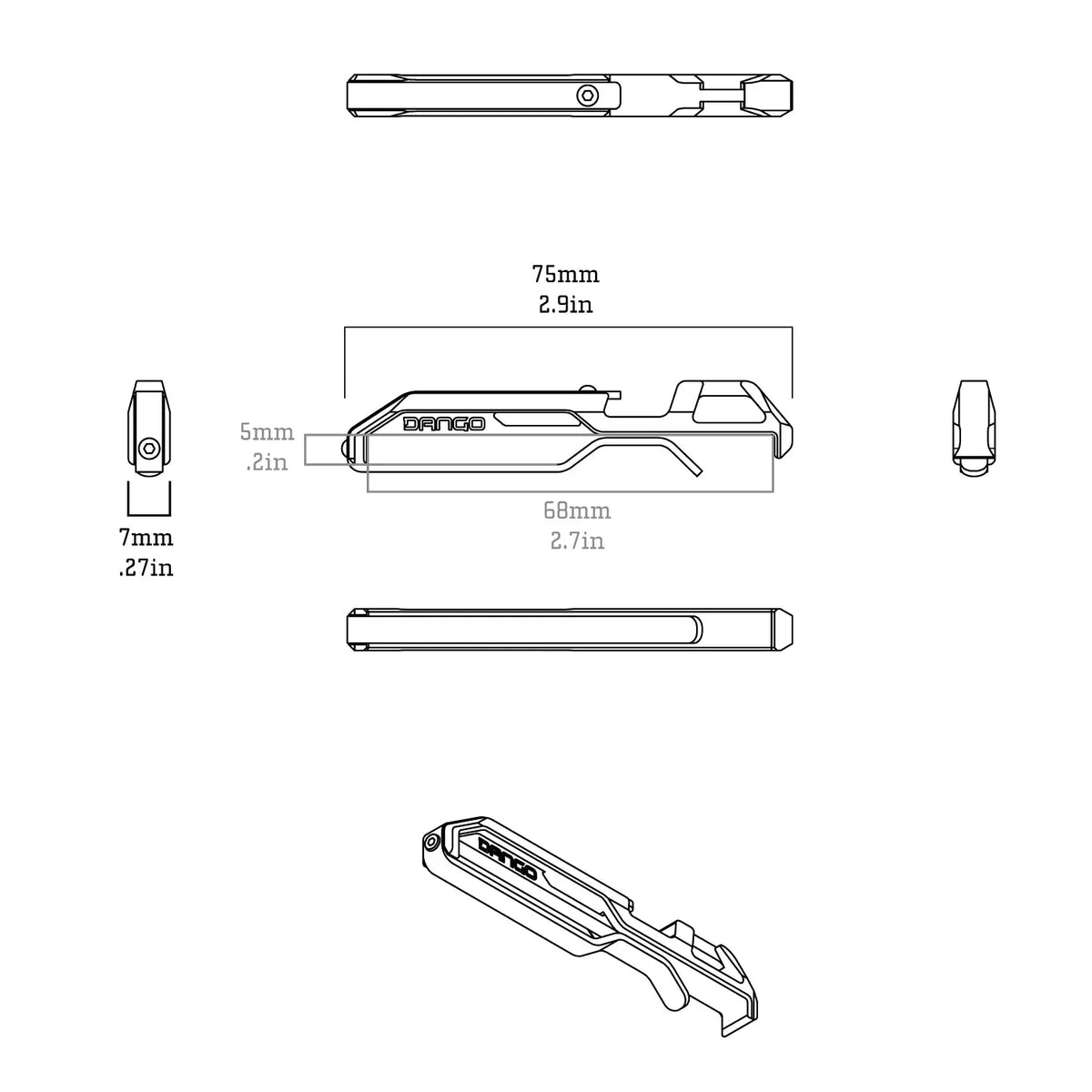 Dango Pocket Clip Dango Products