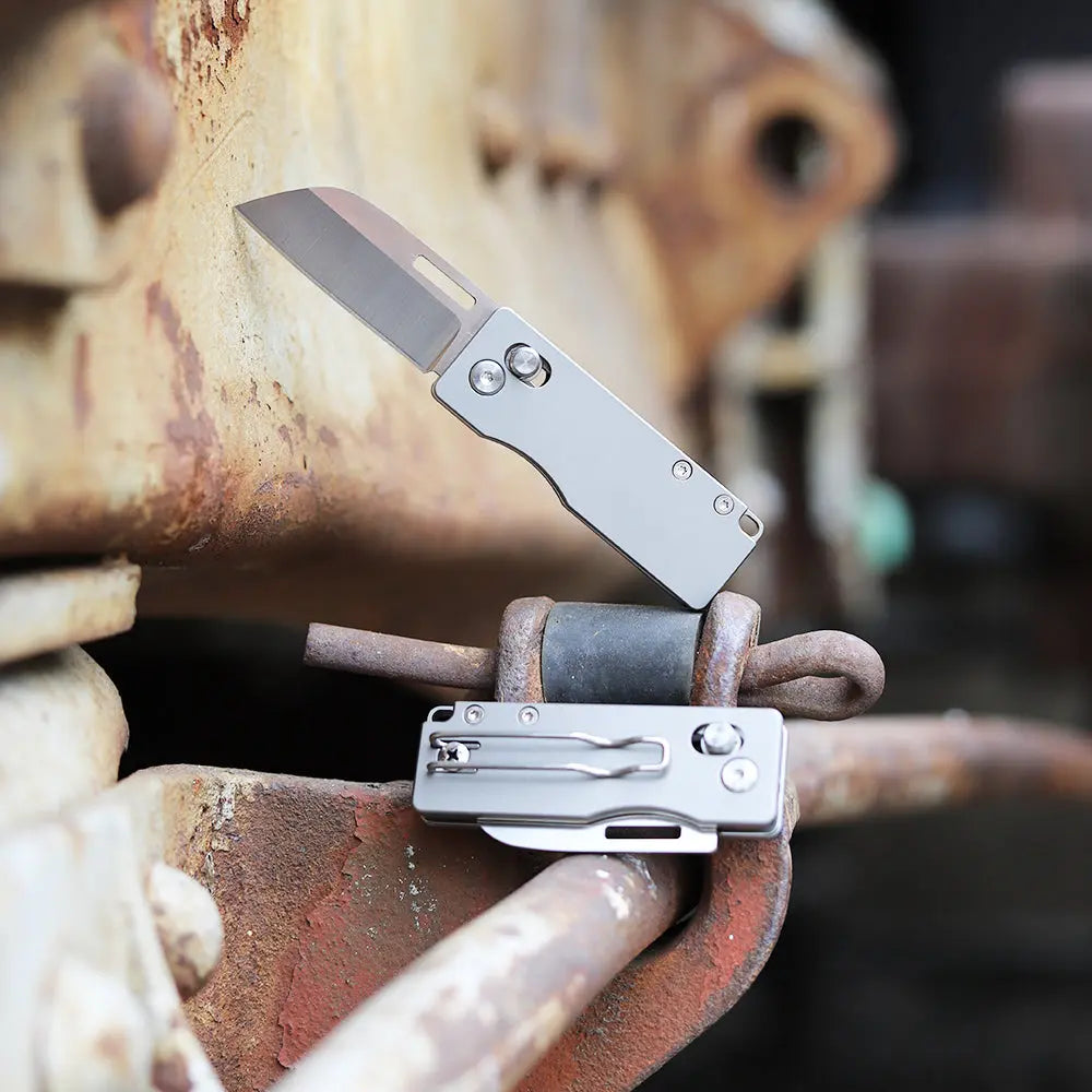 SHOZEN Mini Titanium Pocket & EDC Box Cutter Dapper Design