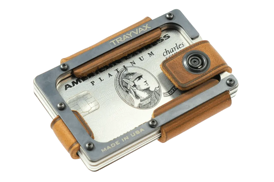 Contour Lite Wallet - Titanium Tobacco Brown Trayvax Enterprises