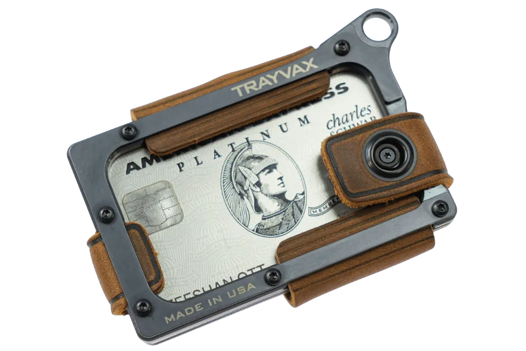 Contour Wallet - Black Tobacco Brown Trayvax Enterprises