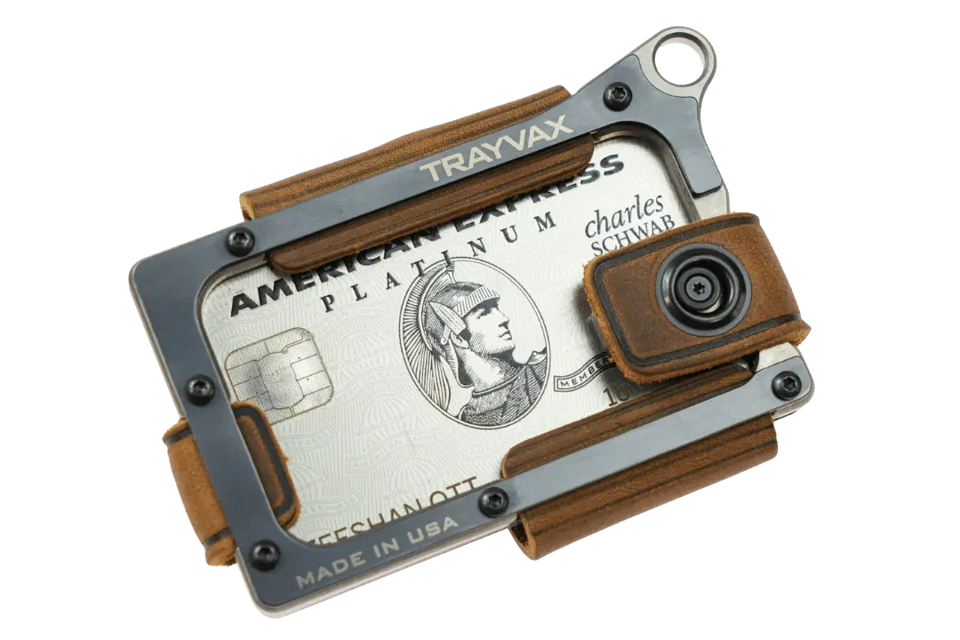 Contour Wallet - Titanium Tobacco Brown Trayvax Enterprises