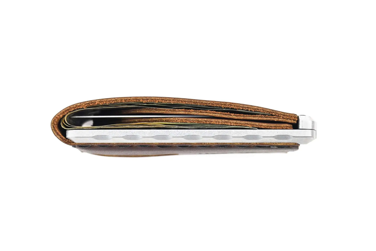 Venture Billfold - Raw Tumbled / Frontier Brown Trayvax Enterprises