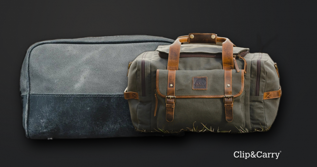 Best Dopp Kits: Canvas and Leather Toiletry Bags That Last | Clip & Carry