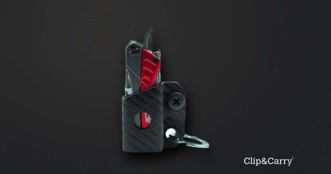 Best Keychain Sheath for the Gerber Dime and Leatherman Squirt | Clip & Carry
