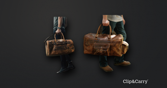 Best Leather Duffel Bags: Kodiak Denali, Weekender and Wasatch | Clip & Carry