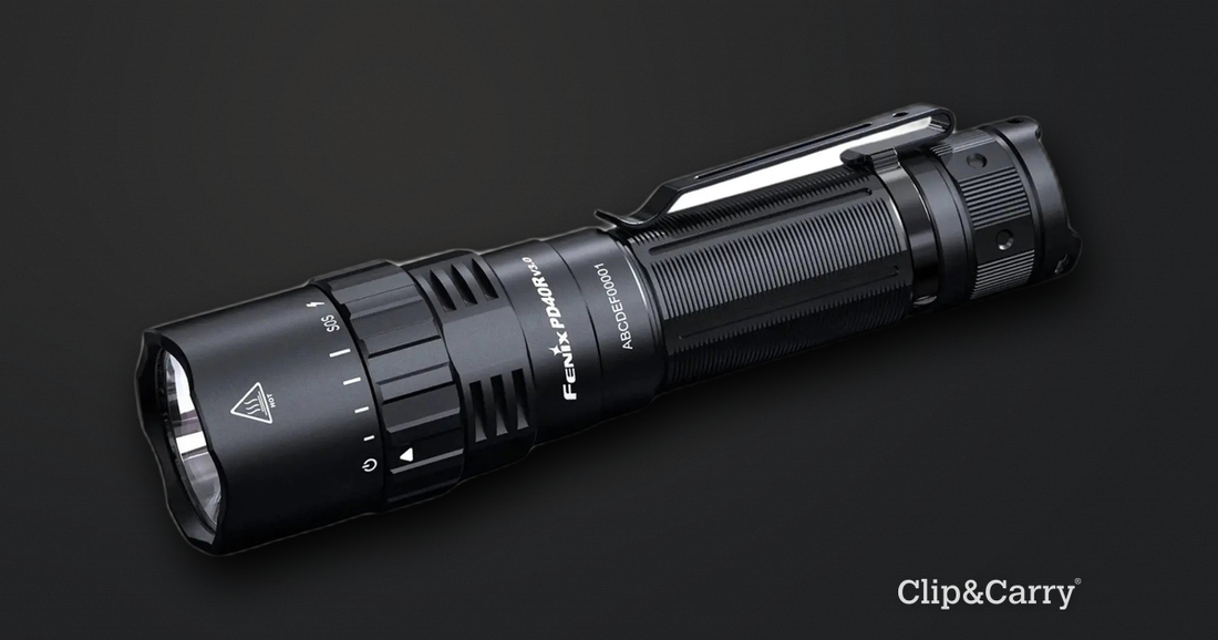 Fenix PD40R V3 Review: 3,000 Lumens With a Rotary Switch | Clip & Carry