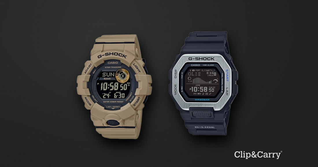 How to Set a G-Shock GBD800 (App Sync, Manual Time, Step Counter) | Clip & Carry