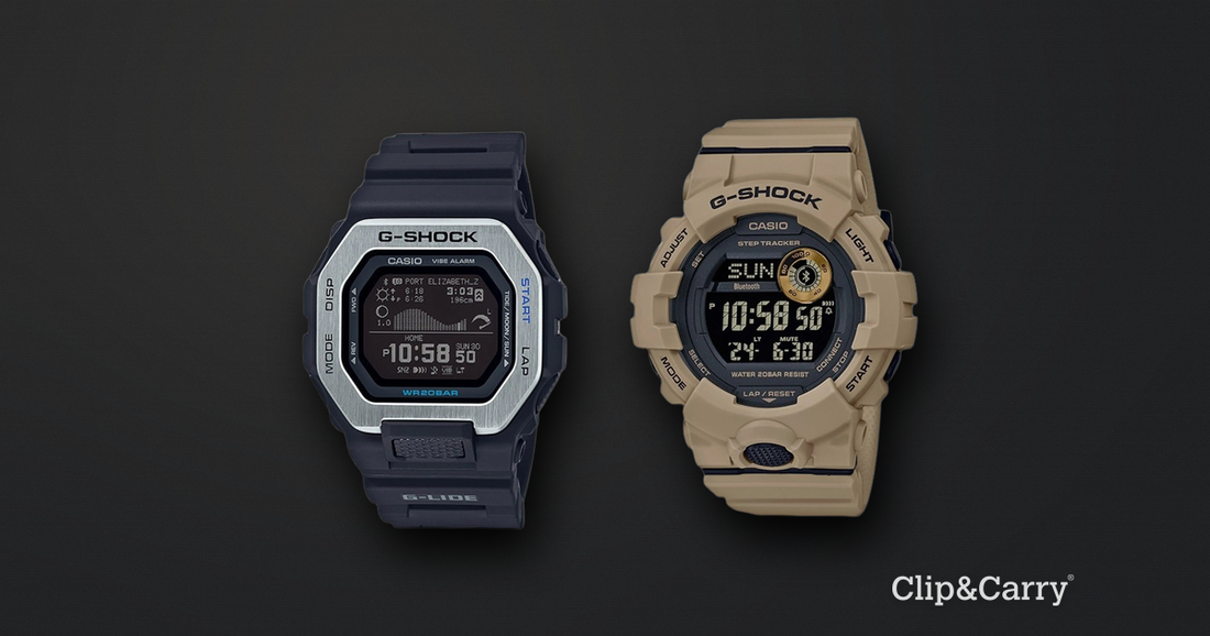 How to Set a G-Shock GBX100 (Time, Tide Location, App Sync) | Clip & Carry