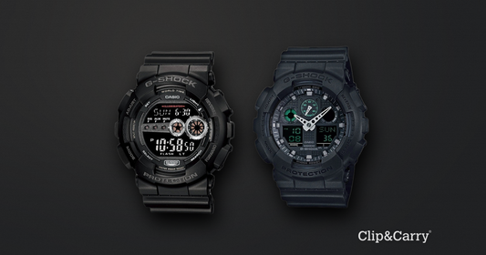 How to Set a G-Shock GD100 (Time, Alarm, World Time) | Clip & Carry