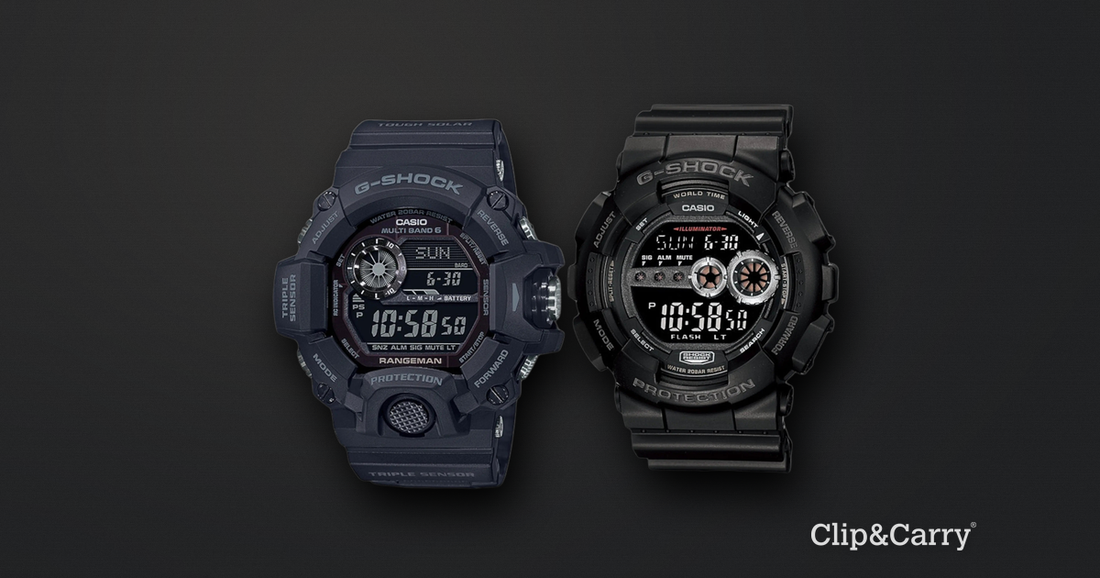 How to Set a G-Shock Rangeman GW9400 (Time, Compass, Altimeter, Barometer) | Clip & Carry