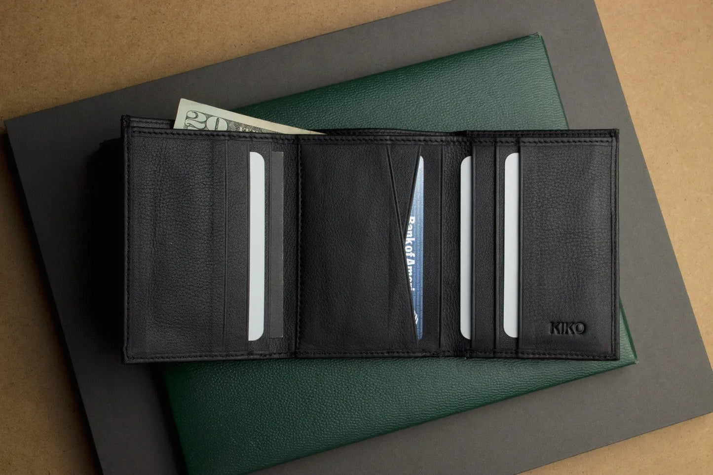 Trifold Wallet Kiko Leather