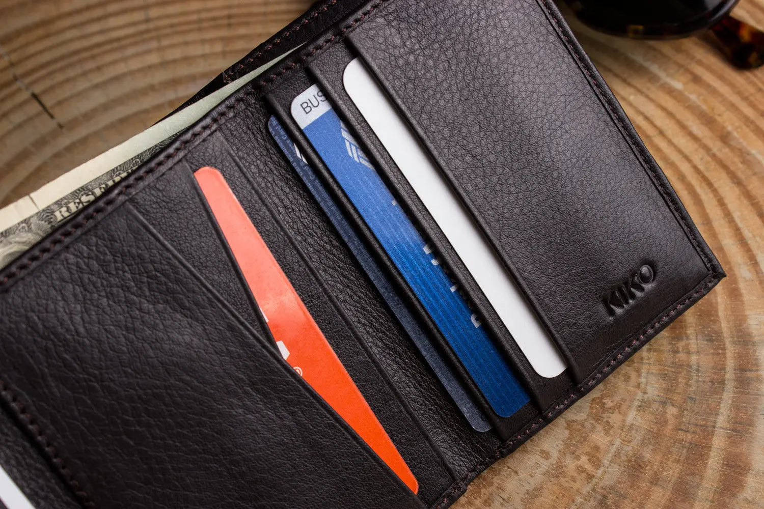 Trifold Wallet Kiko Leather