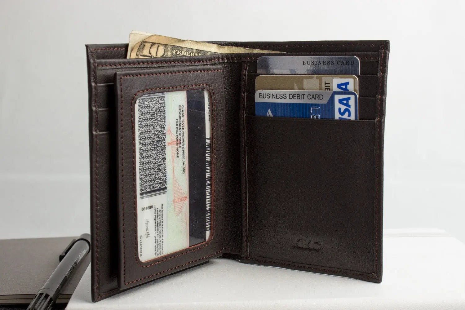 Slimfold Passcase Wallet Kiko Leather