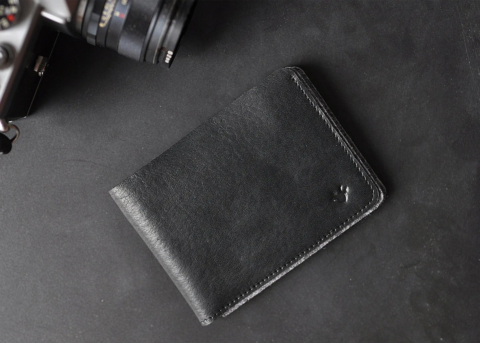 Dual Textured Wallet Kiko Leather