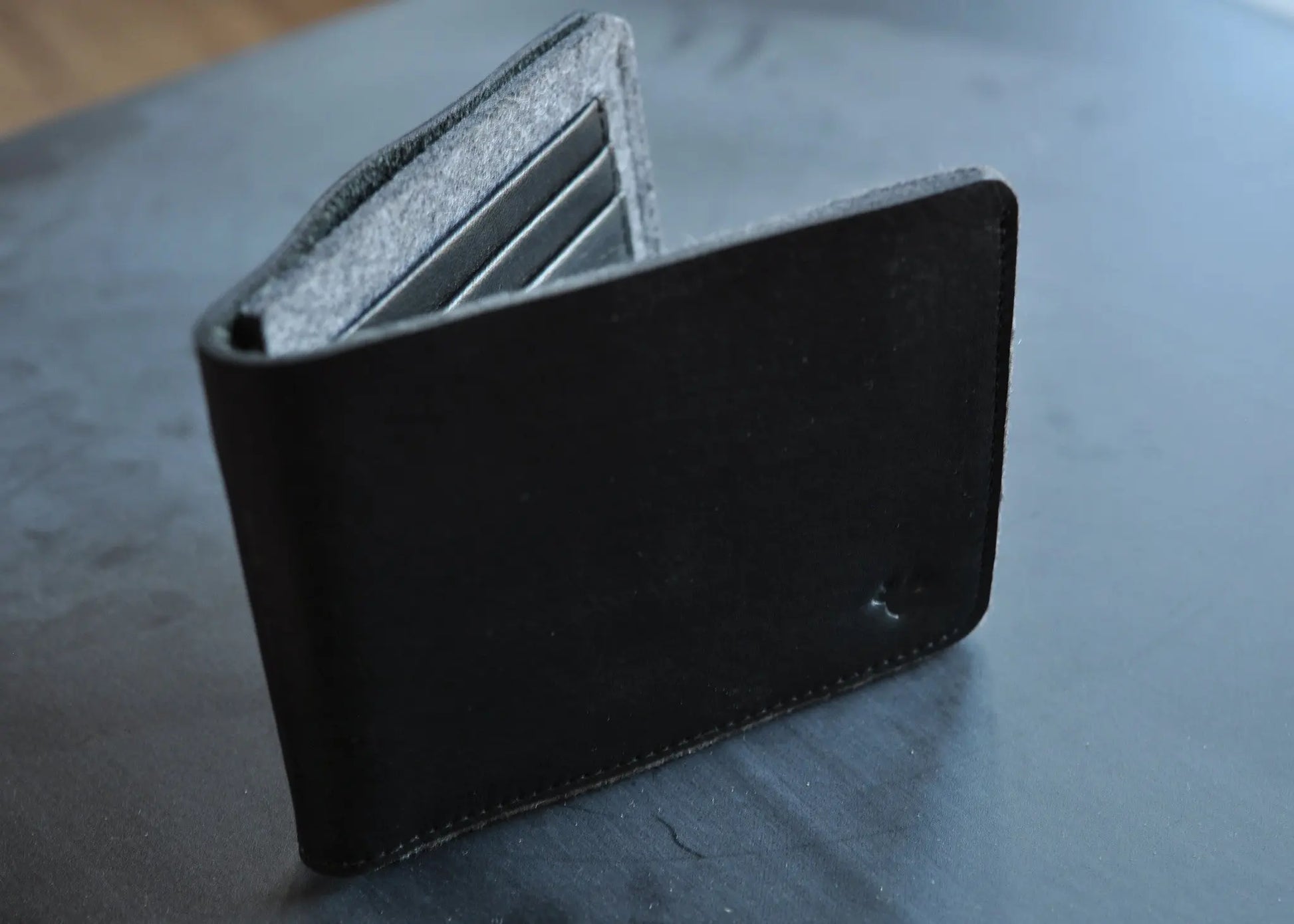 Dual Textured Wallet Kiko Leather