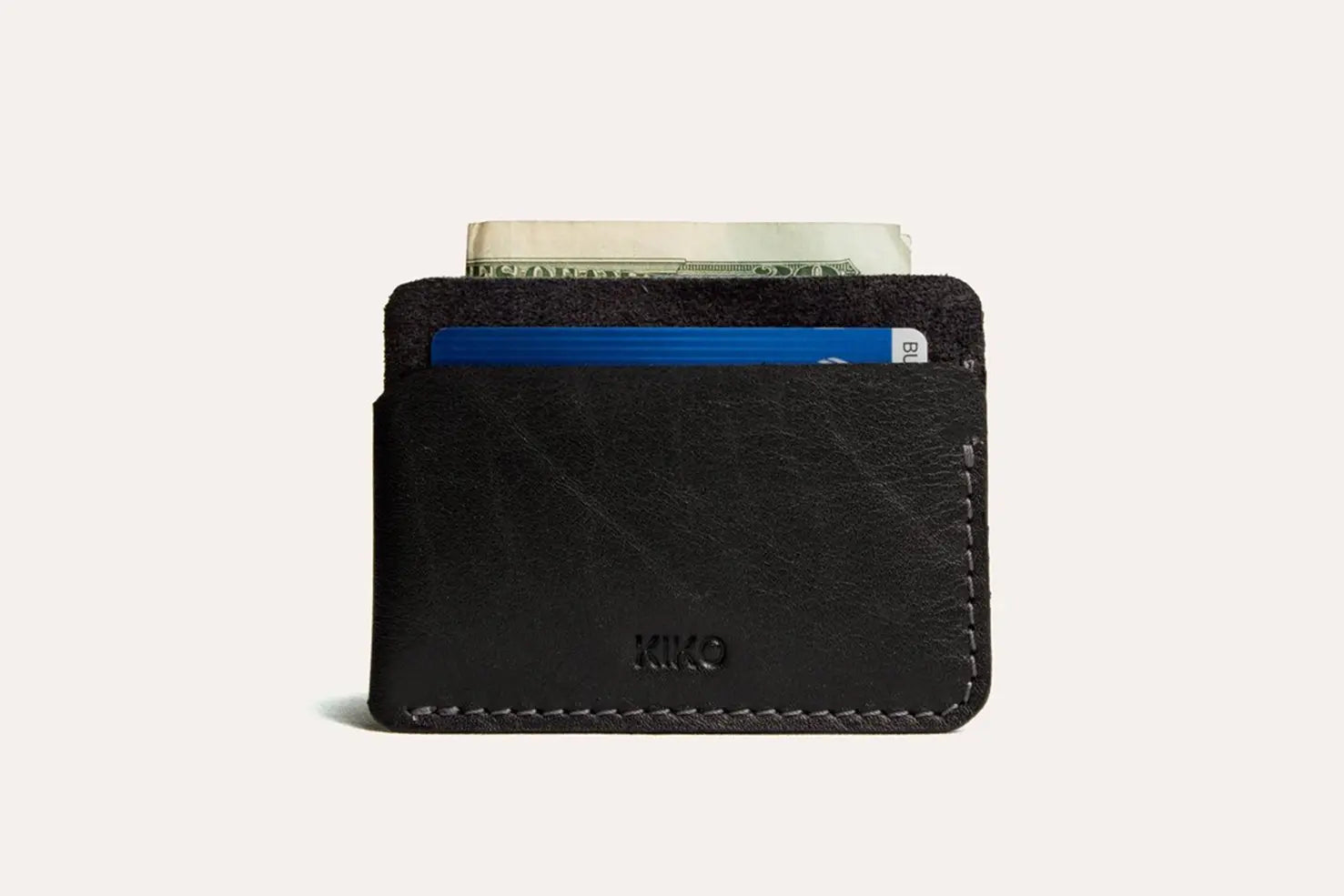 Triple Pocket Card Case Kiko Leather