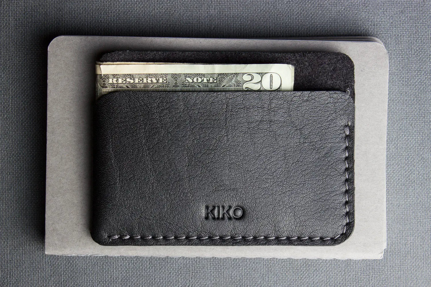 Triple Pocket Card Case Kiko Leather