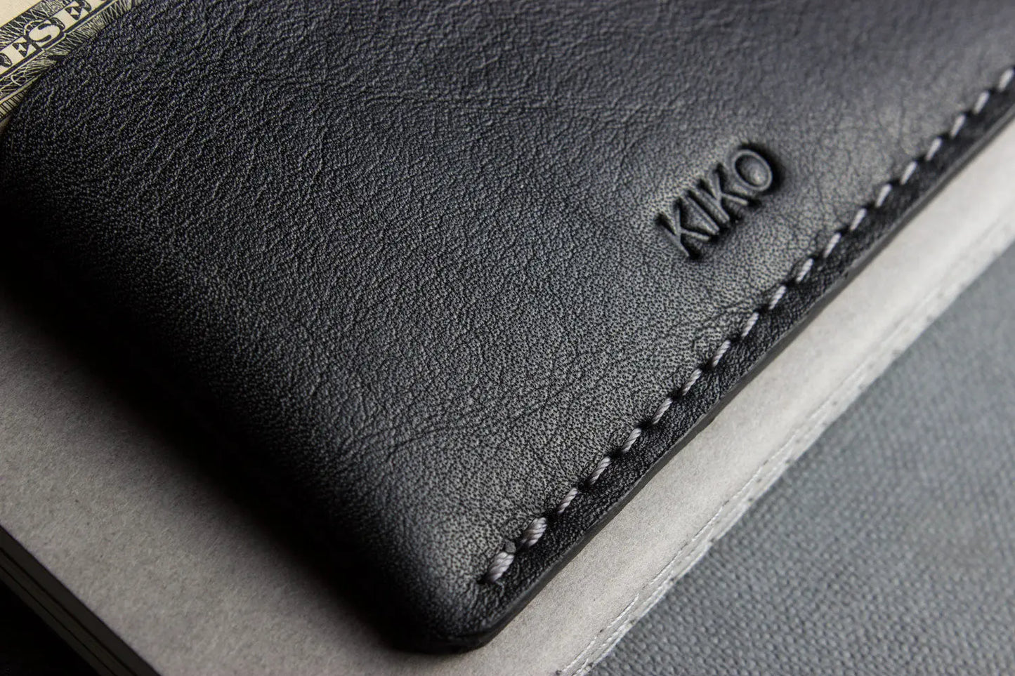 Triple Pocket Card Case Kiko Leather
