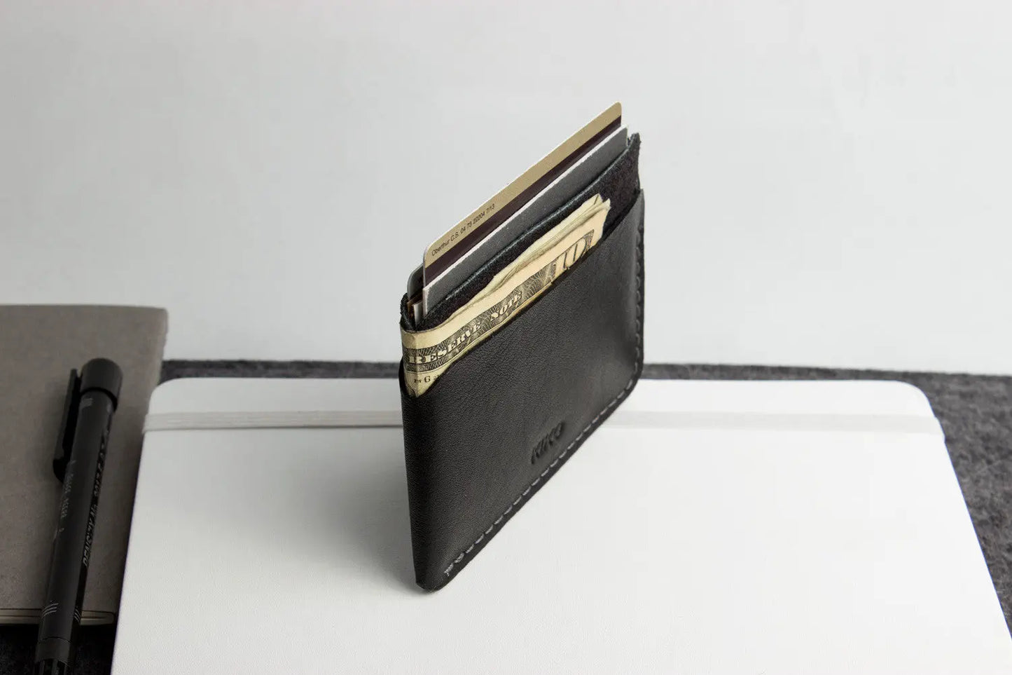 Triple Pocket Card Case Kiko Leather
