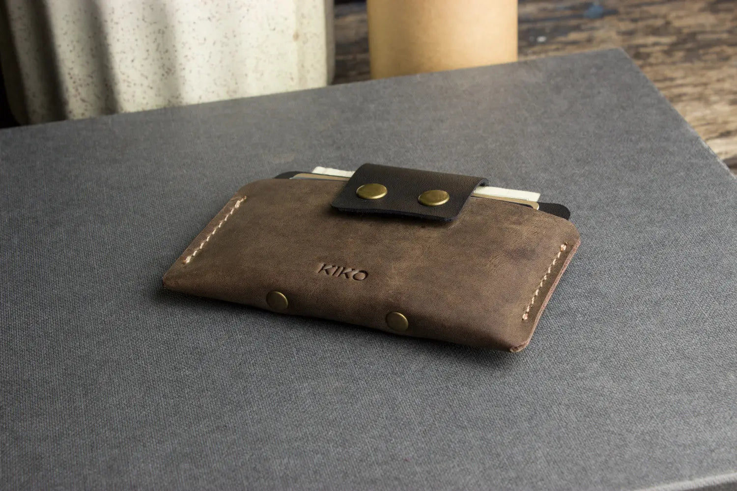 Leather Card Case Kiko Leather