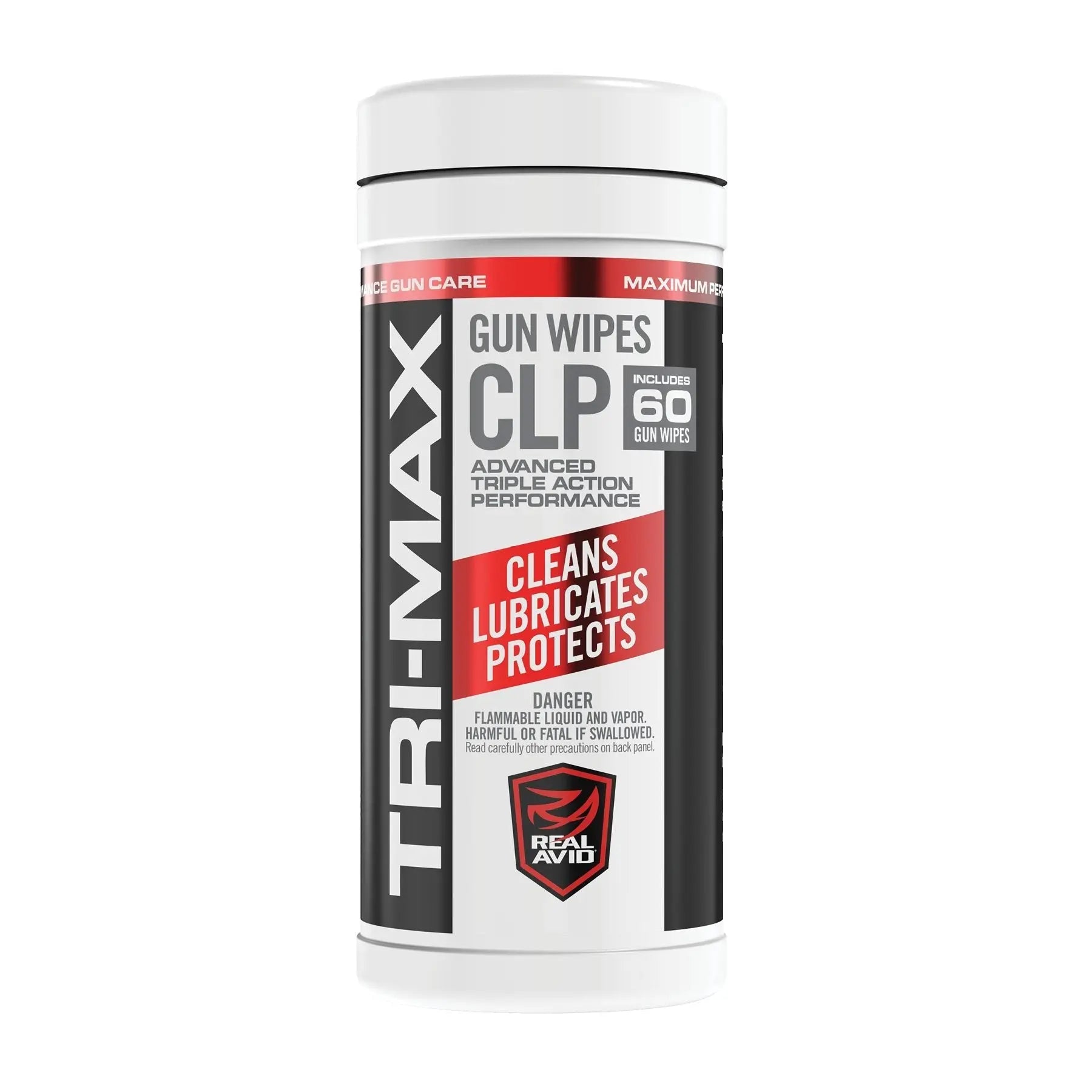 TRI-Max CLP Gun Wipes – 60 CT Canister HCC Tactical