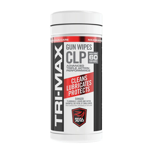 TRI-Max CLP Gun Wipes – 60 CT Canister HCC Tactical