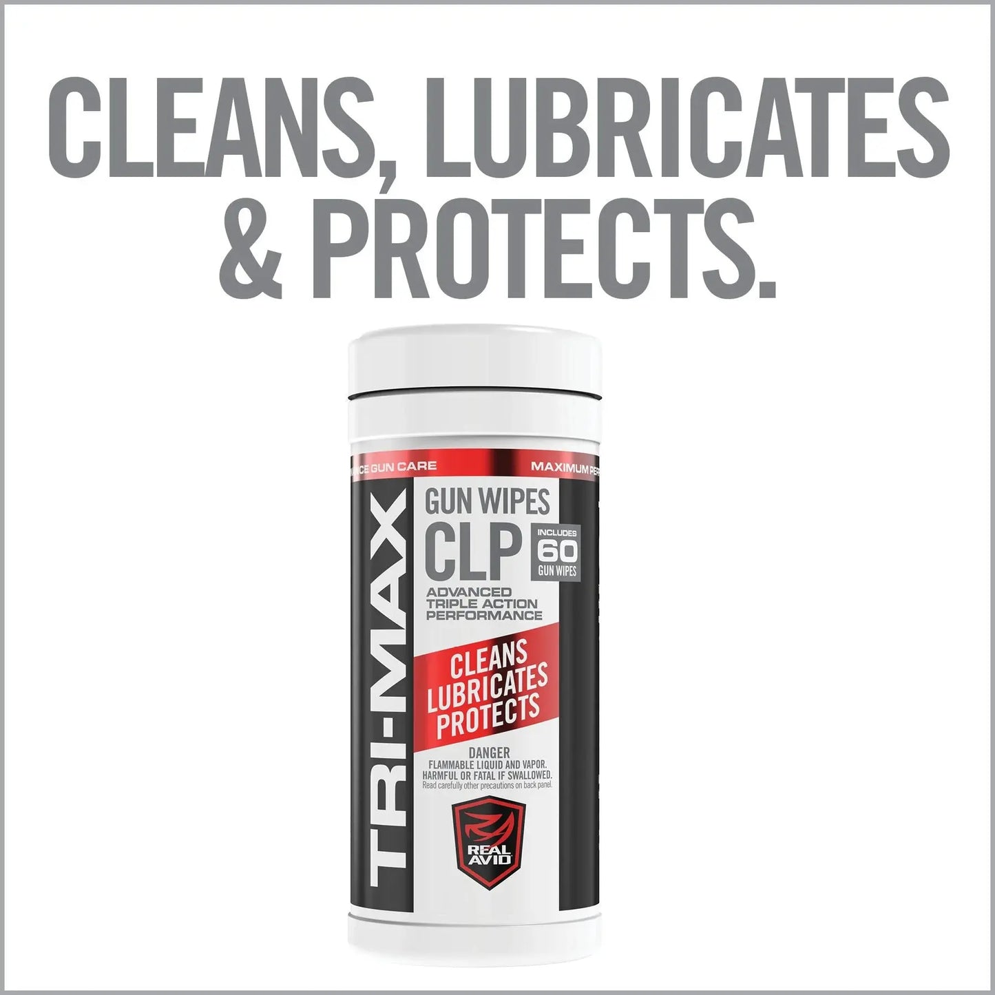 TRI-Max CLP Gun Wipes – 60 CT Canister HCC Tactical